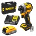 1. DEWALT DCF850E1T კომპაქტური დარტყმითი ხრახნმომჭერი (18 V)