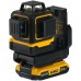 1. DEWALT DCLE34031D1ლაზერული თარაზო (მწვანე) 3 x 360°