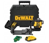 1. DEWALT DCLE34031D1ლაზერული თარაზო (მწვანე) 3 x 360°