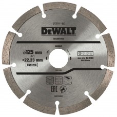 DEWALT DT3711 ალმასის საჭრელი დისკი 125 მმ (ქვა)                  