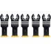 DEWALT DT20727 მულტითულის საჭრელი პირი - ტიტანის (5 ც)