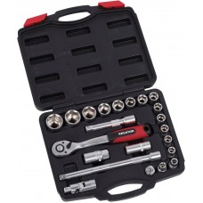 POWER PLUS KRT500118 თავაკების ნაკრები 1/2" (22 ც)