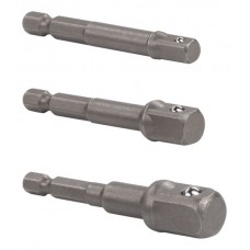 POWER PLUS KRT502102 ადაპტერების ნაკრები 1/4" 3/8" 1/2" (3 ც)       POWER PLUS KRT502102 ადაპტერების ნაკრები 1/4" 3/8" 1/2" (3 ც)
