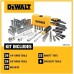 DEWALT DWMT73801-1 1/4" და 3/8" თავაკების ნაკრები (108 ც)