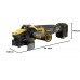 1. DEWALT DCG416VSN კუთხვილ სახეხი მანქანა (ბარგარკა) (18 V)