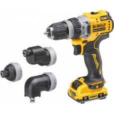 1. DEWALT DCD701D2 ცვლადთავიანი ბურღი-ხრახნმომჭერი (12V)