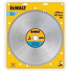 DEWALT DT1921  საჭრელი დისკი 355 x 25.4 x 70T (მეტალი)