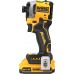 1. DEWALT DCF850D2T კომპაქტური დარტყმითი ხრახნმომჭერი (18 V)