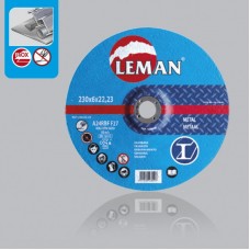 LEMAN (120.00.25) საჭრელი დისკი 125 X 1,0 X 22.2 მმ (მეტალი)